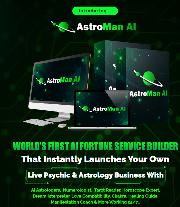 AstroMan AI Review: Launch Your Own Live Psychic Empire in Minutes