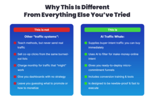 AI Traffic Whale: Buy Real Buyer Traffic on Demand