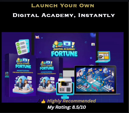 Digital Academy Fortune: Sell Courses & Ebooks Fast