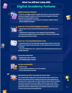 Digital Academy Fortune: Sell Courses & Ebooks Fast 